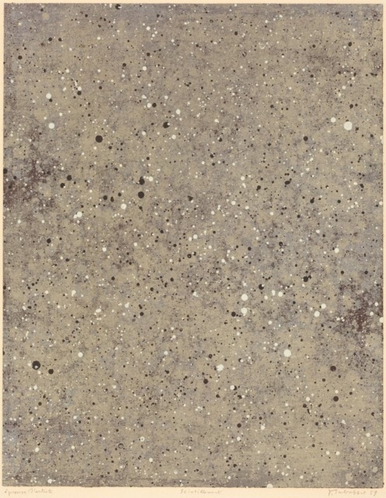 Scintillement by Jean Dubuffet
