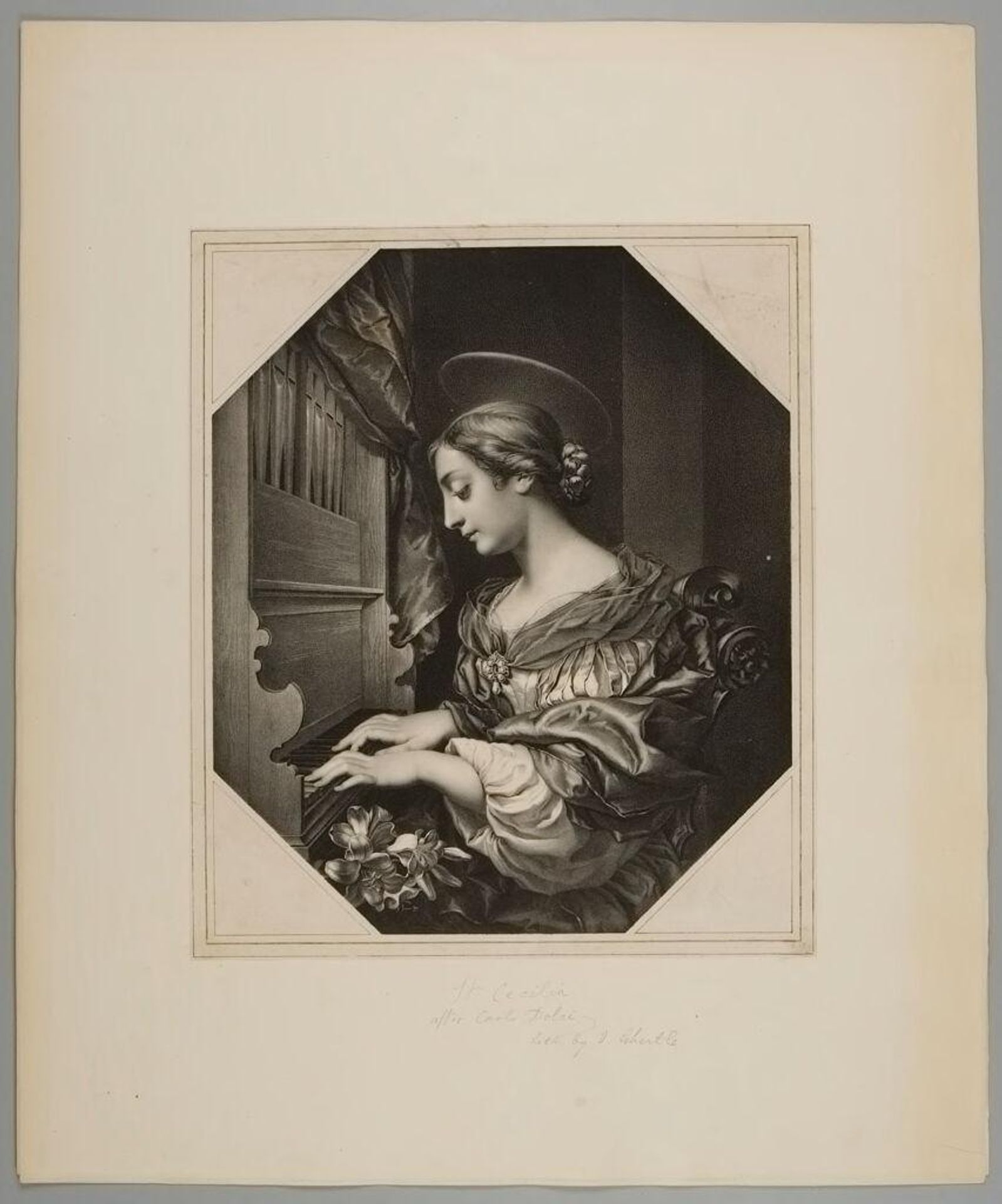 Saint Cecilia by Valentin Schertle