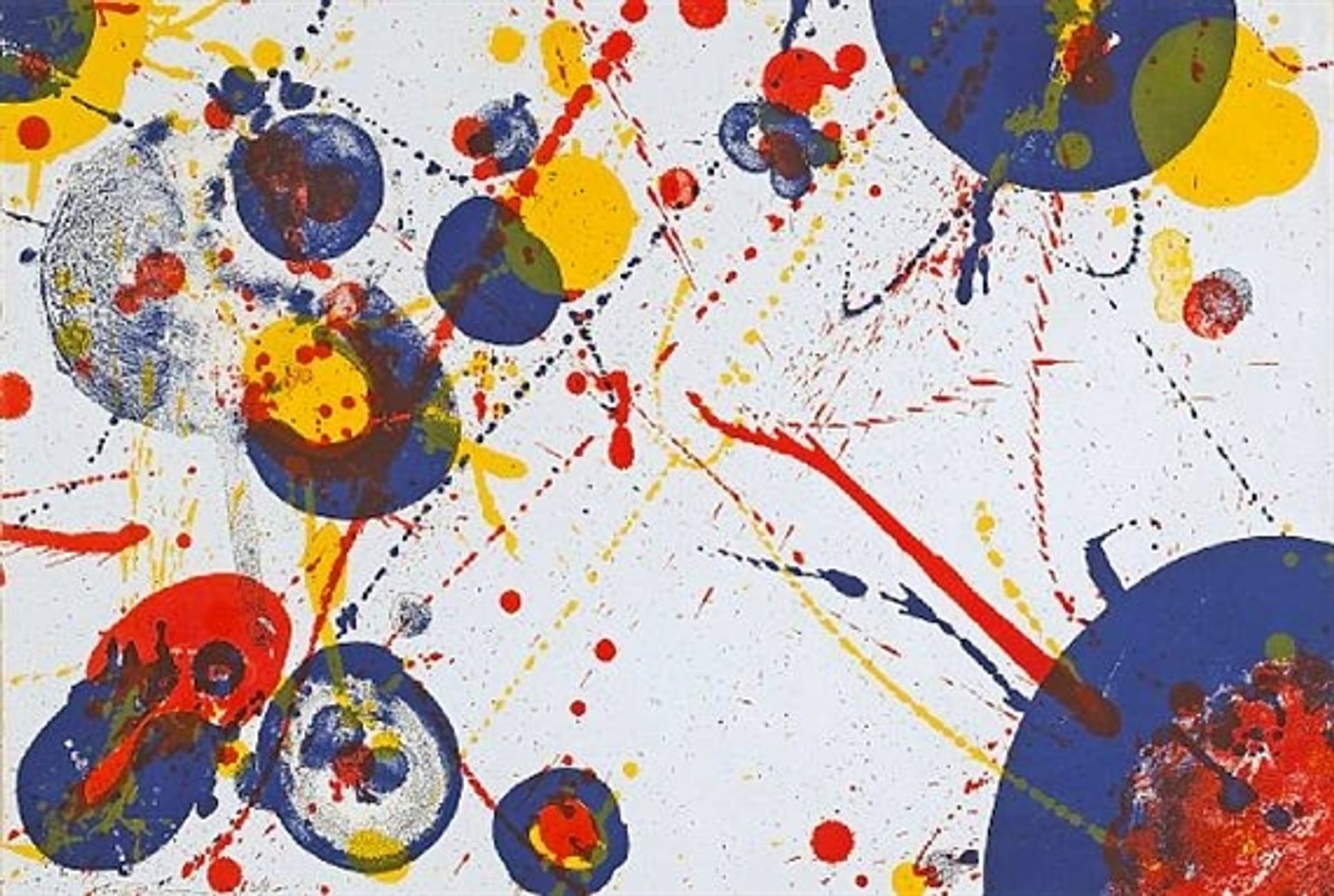 Untitled (from Pasadena Box) by Sam Francis