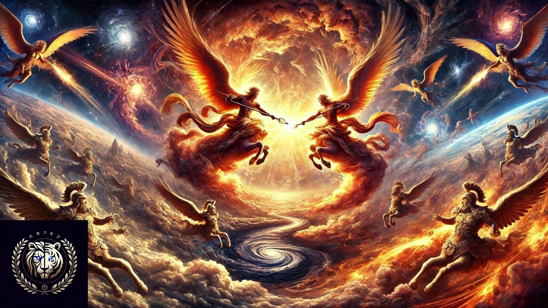 Celestial Clash – Mythic Battle of the Gods by Mythic Echo