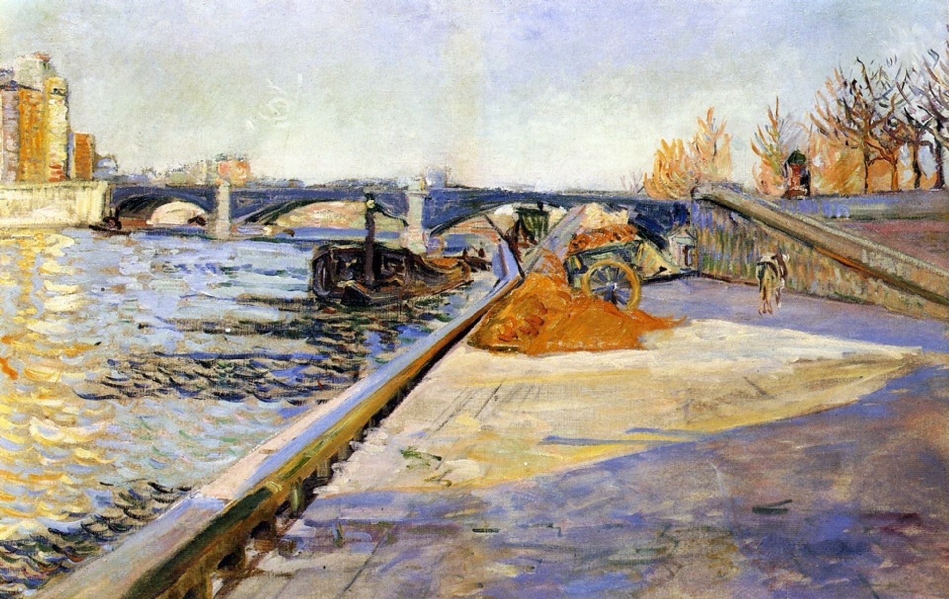 Paris, Quai de la Tournelle by Paul Signac