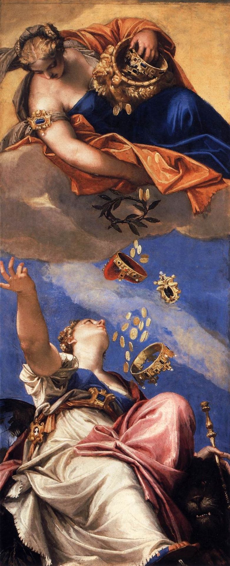 Juno Showering Gifts on Venetia by Paolo Veronese