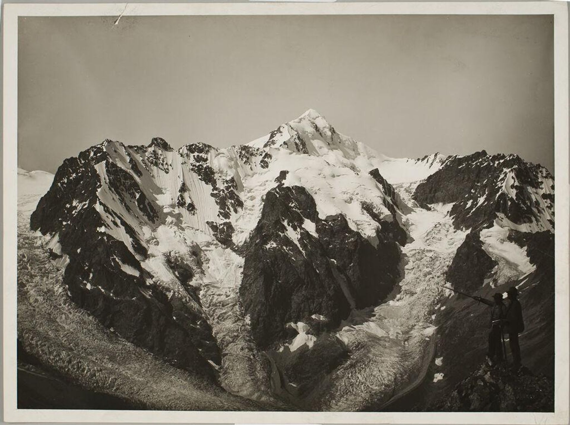 Burdjula from the N. Summit of Sandur Ridge, Central Caucasus by Vittorio Sella