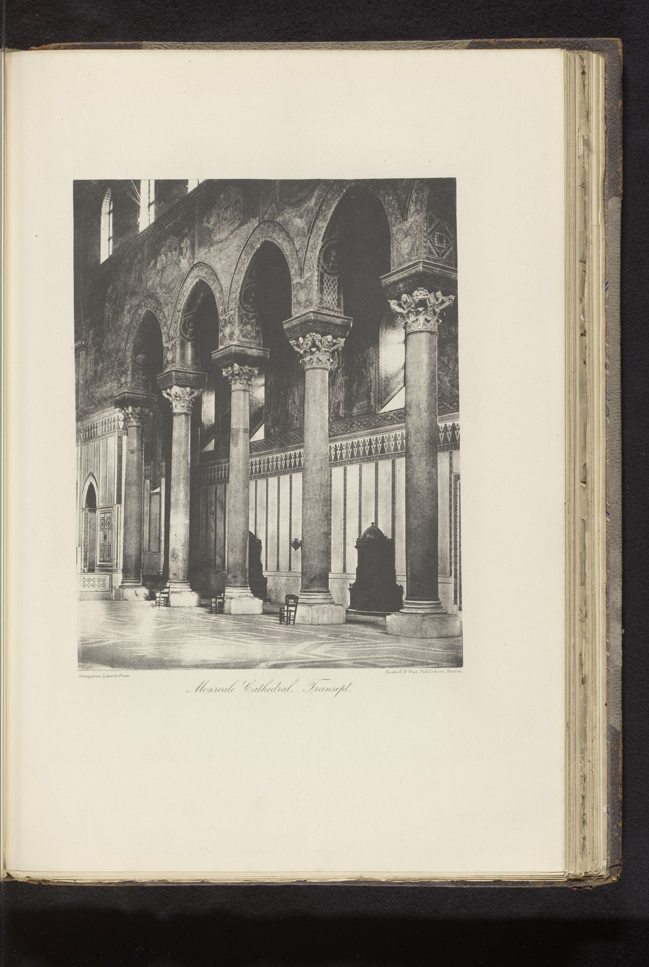 Interieur van de kathedraal van Monreale by Anonymous
