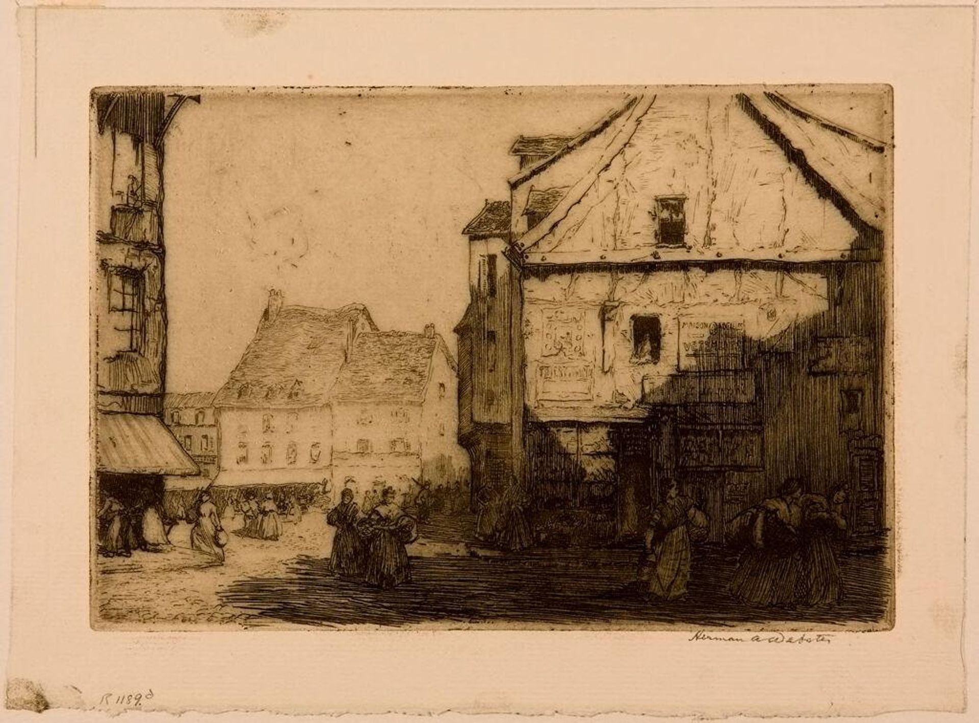 Place Nationale, Pont de l'Arche by Herman Armour Webster