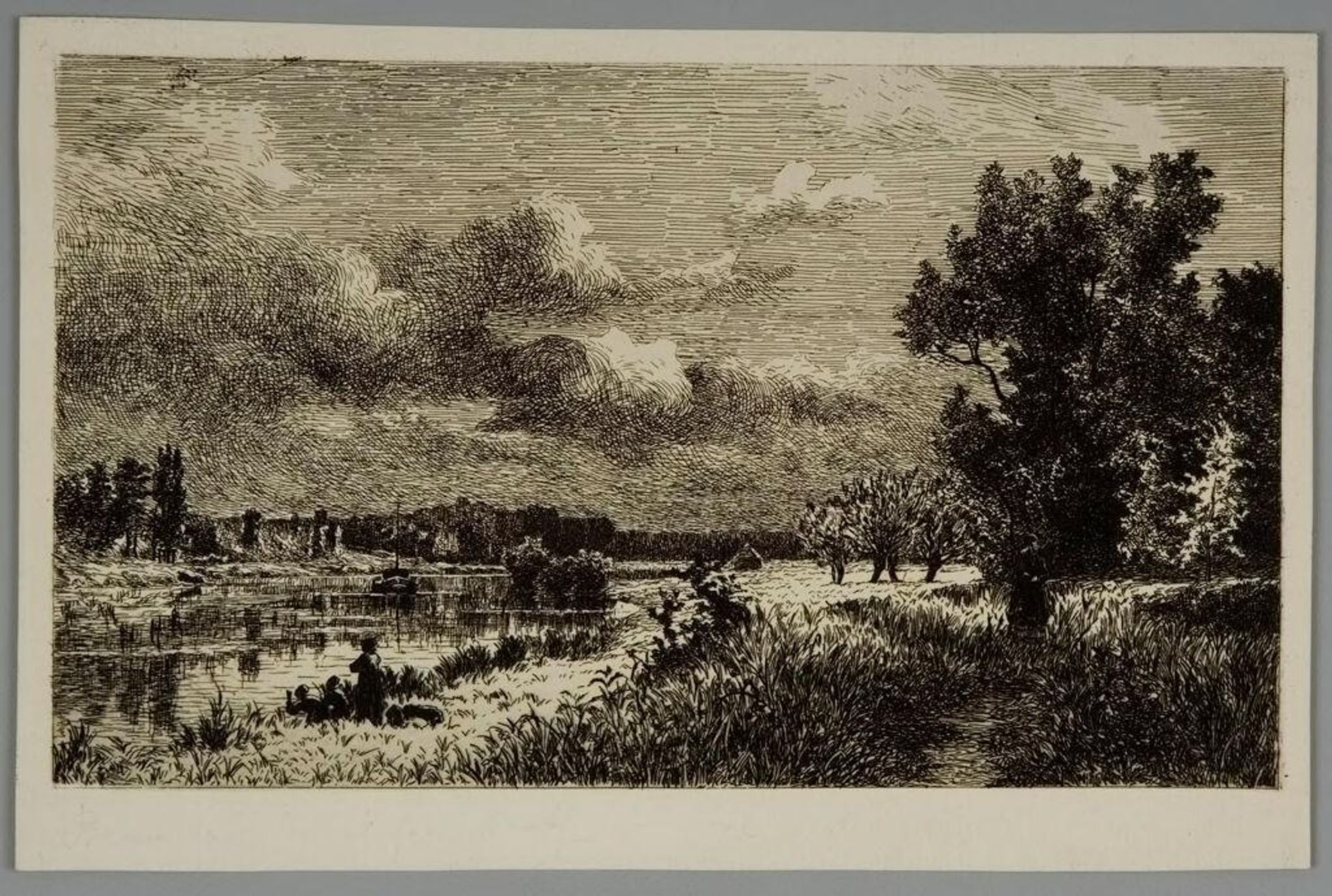 Landscape with a River by Charles Joseph Beauverie