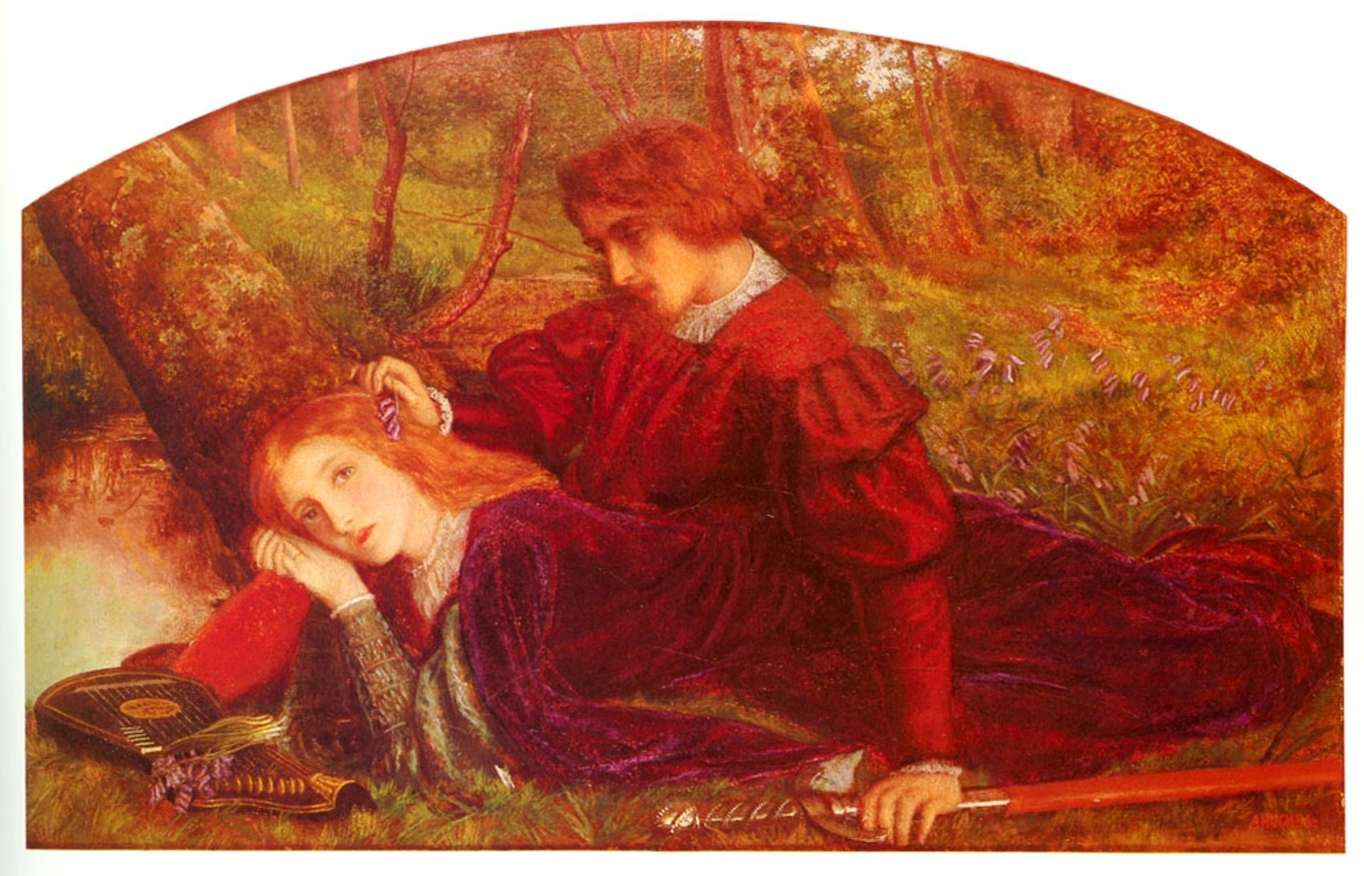 Enid and Geraint by Arthur Hughes