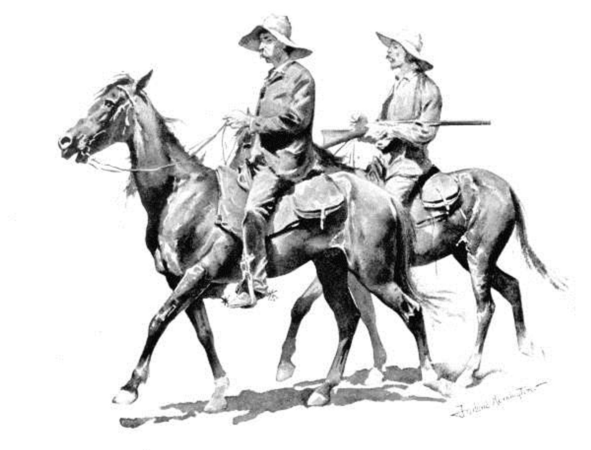 Cracker Cowboys of Florida by Frederic Remington