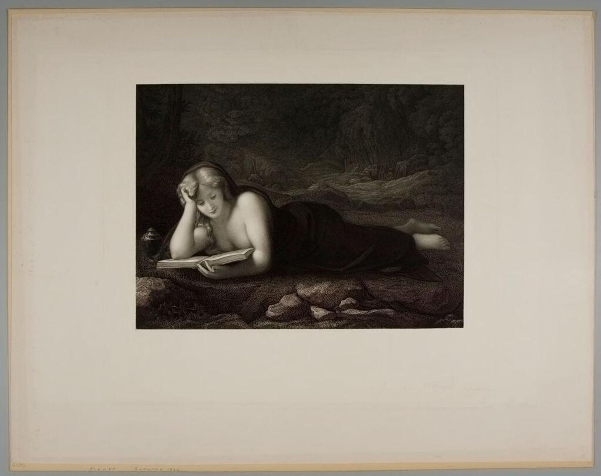Magdalen Reading by Christian Julius Gustav Planer