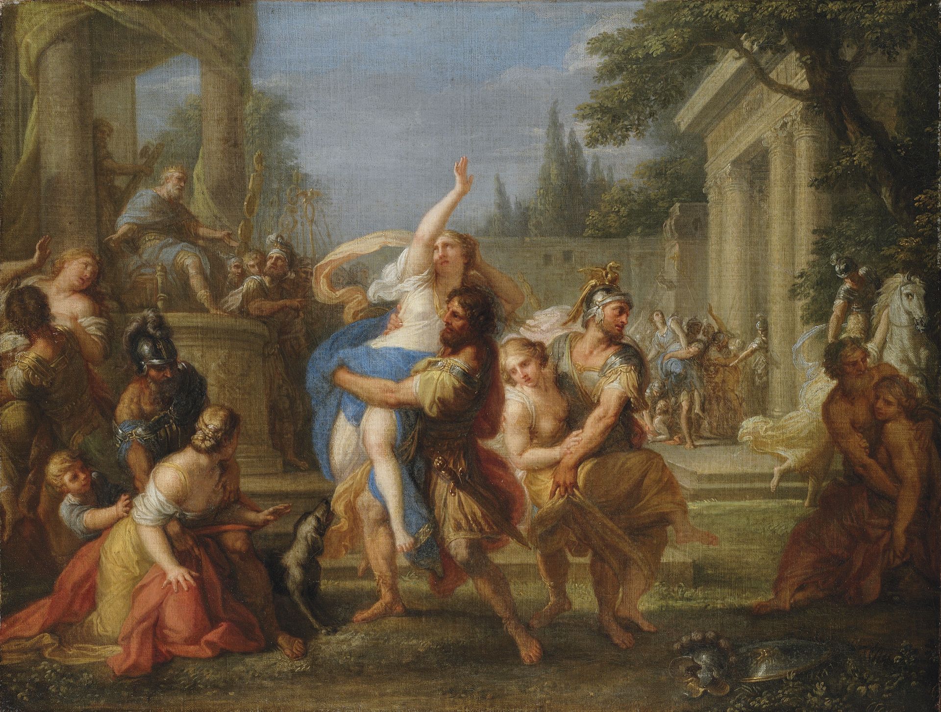 The Rape of the Sabine Women - Placido Costanzi | Artera | AskArtera