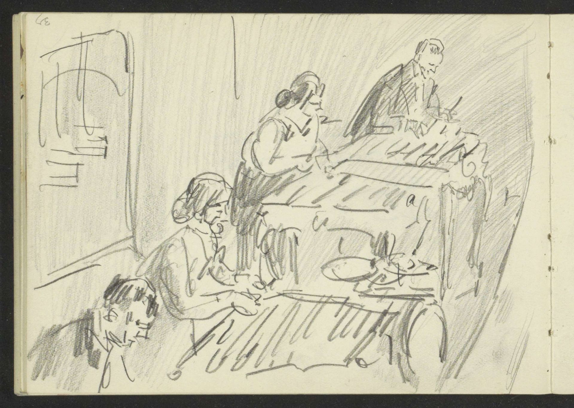 Xylofoonspelers by Isaac Israels