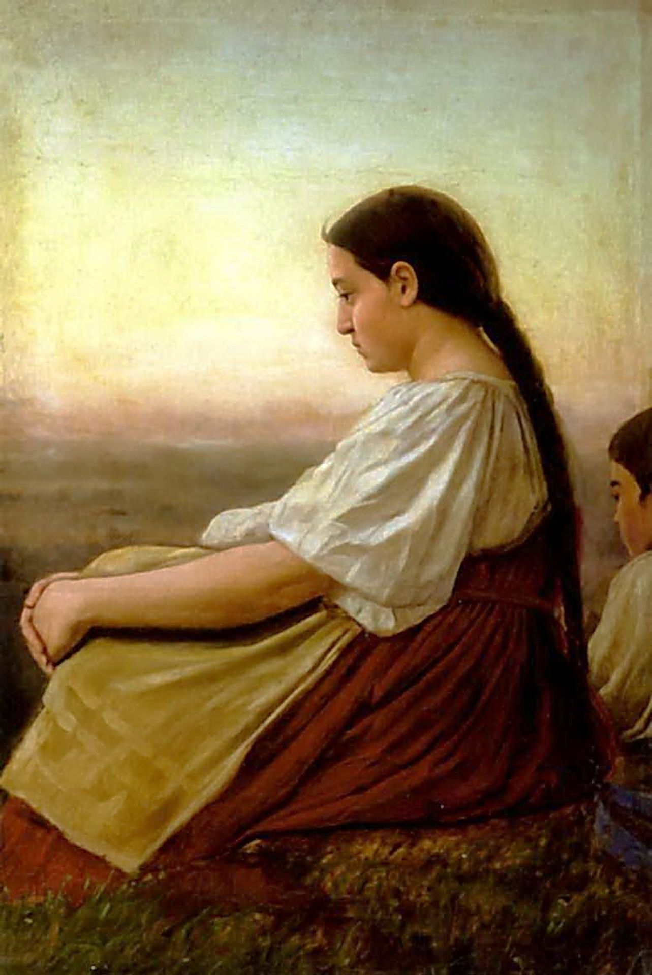 Girl by Vasily Perov
