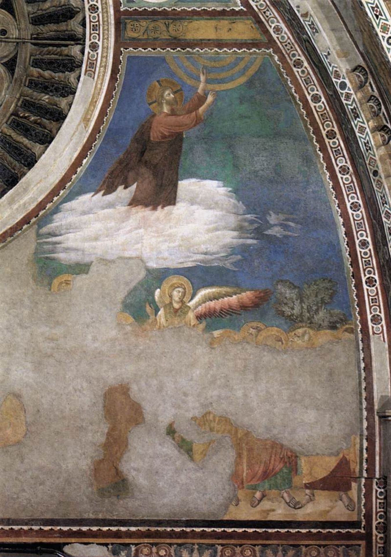 Ascension of Christ by Giotto