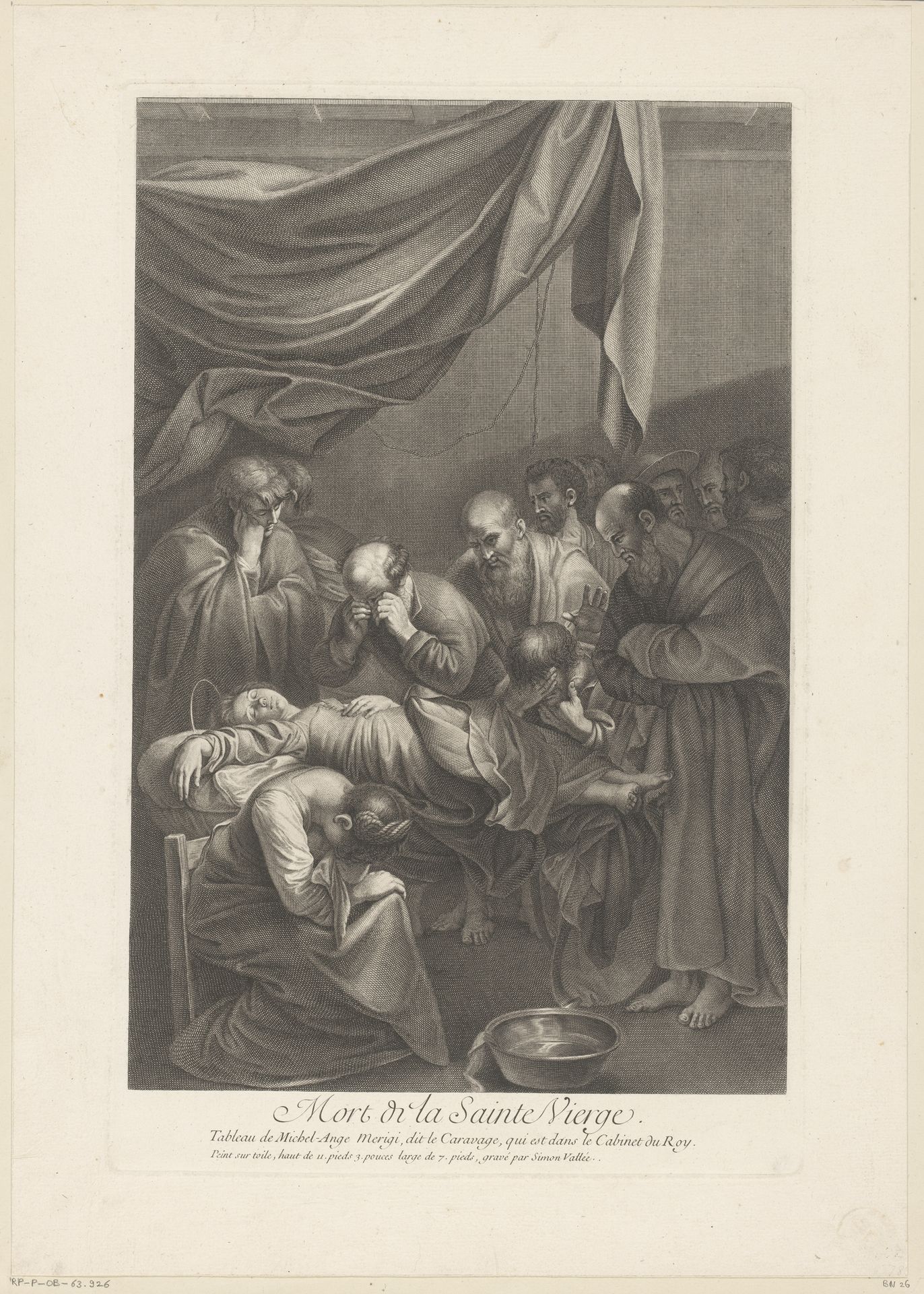 Sterfbed van Maria by Simon de la Vallée