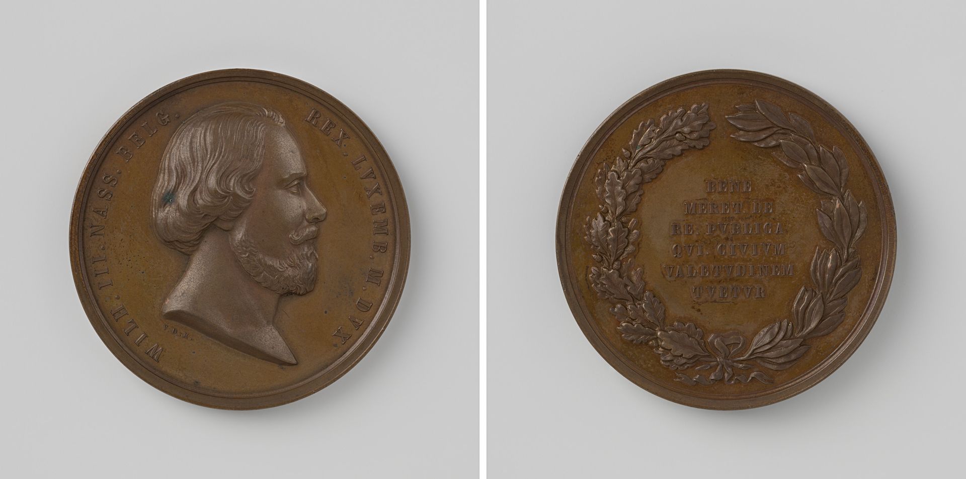 Beloningspenning voor gezondheidsbevordering 1849 by David van der (1804-1879) Kellen
