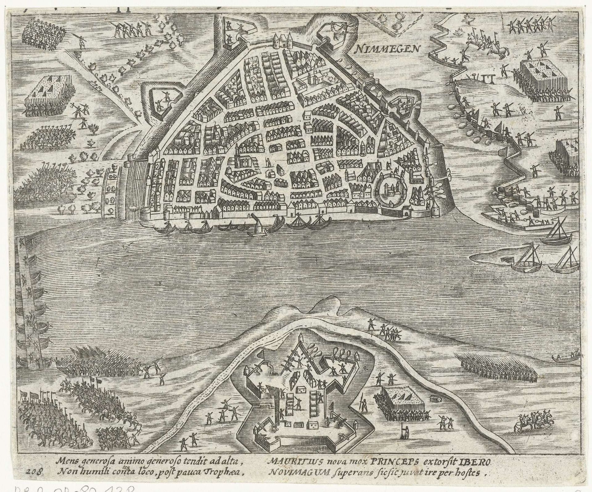 Beleg van Nijmegen, 1591 by Anonymous