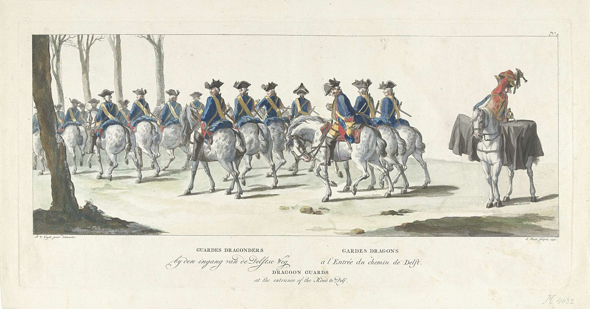 Lijkstatie van Willem IV, 1752, plaat 1 by Jan Punt