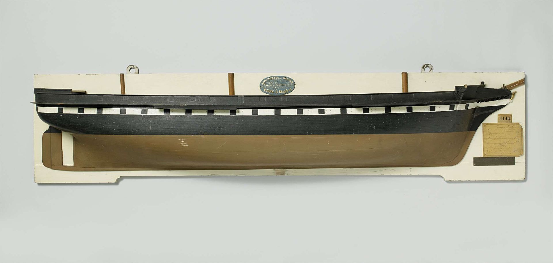Half Model of a Screw Steamer by Rijkswerf Vlissingen