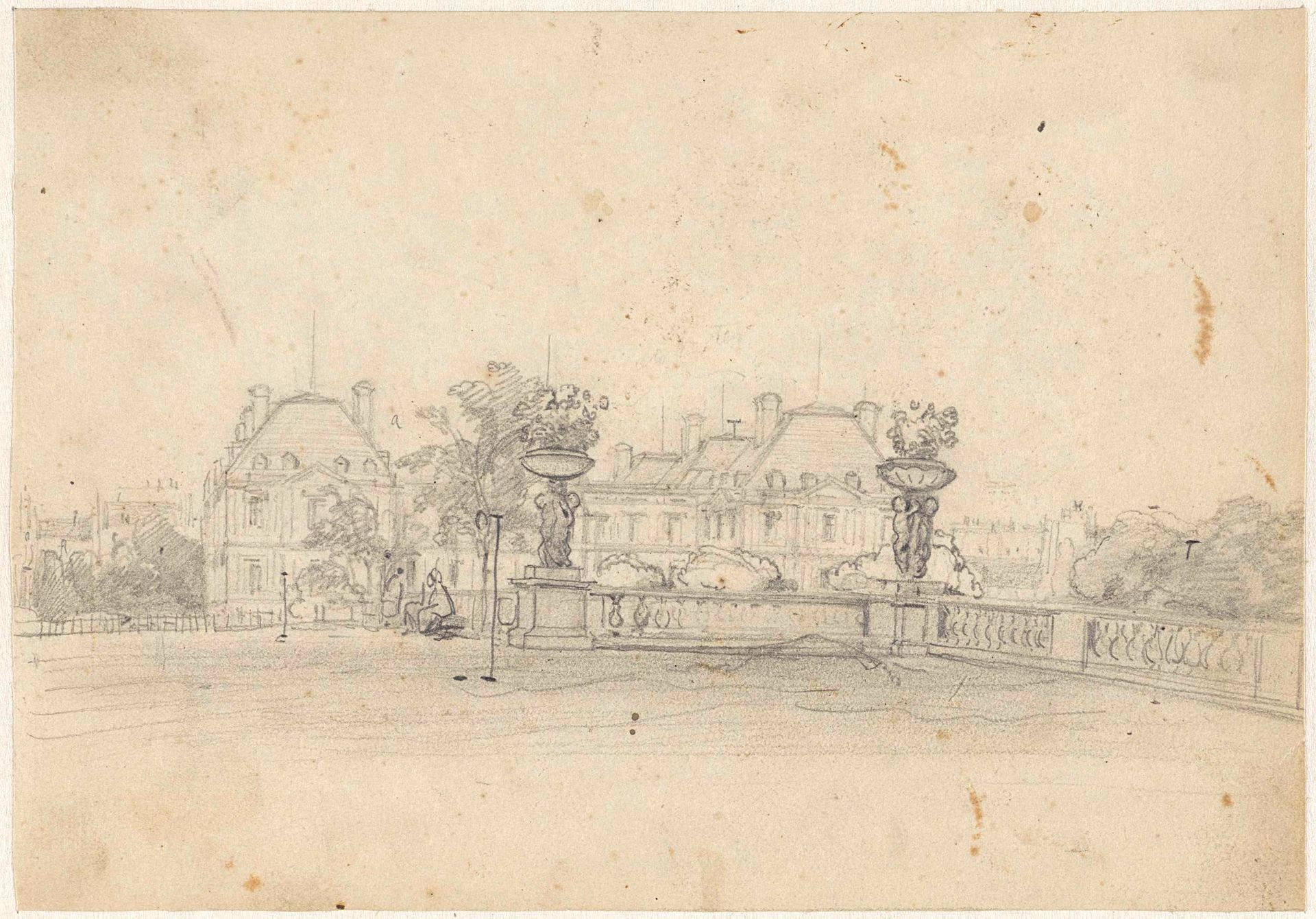 Het Luxembourg te Parijs by Charles Rochussen