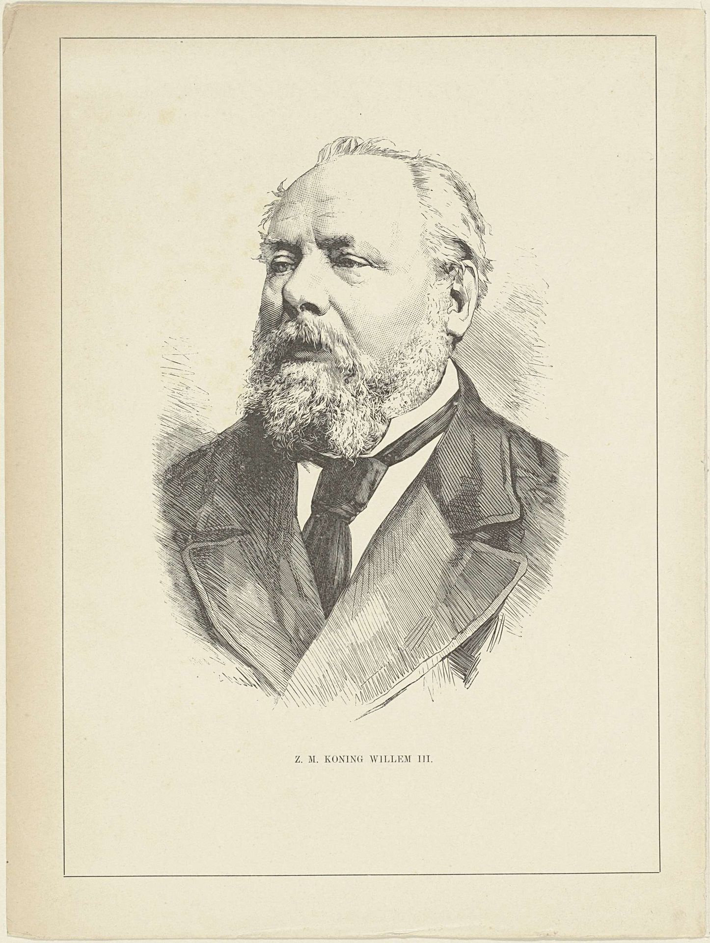 Portret van Willem III, koning der Nederlanden by Anonymous