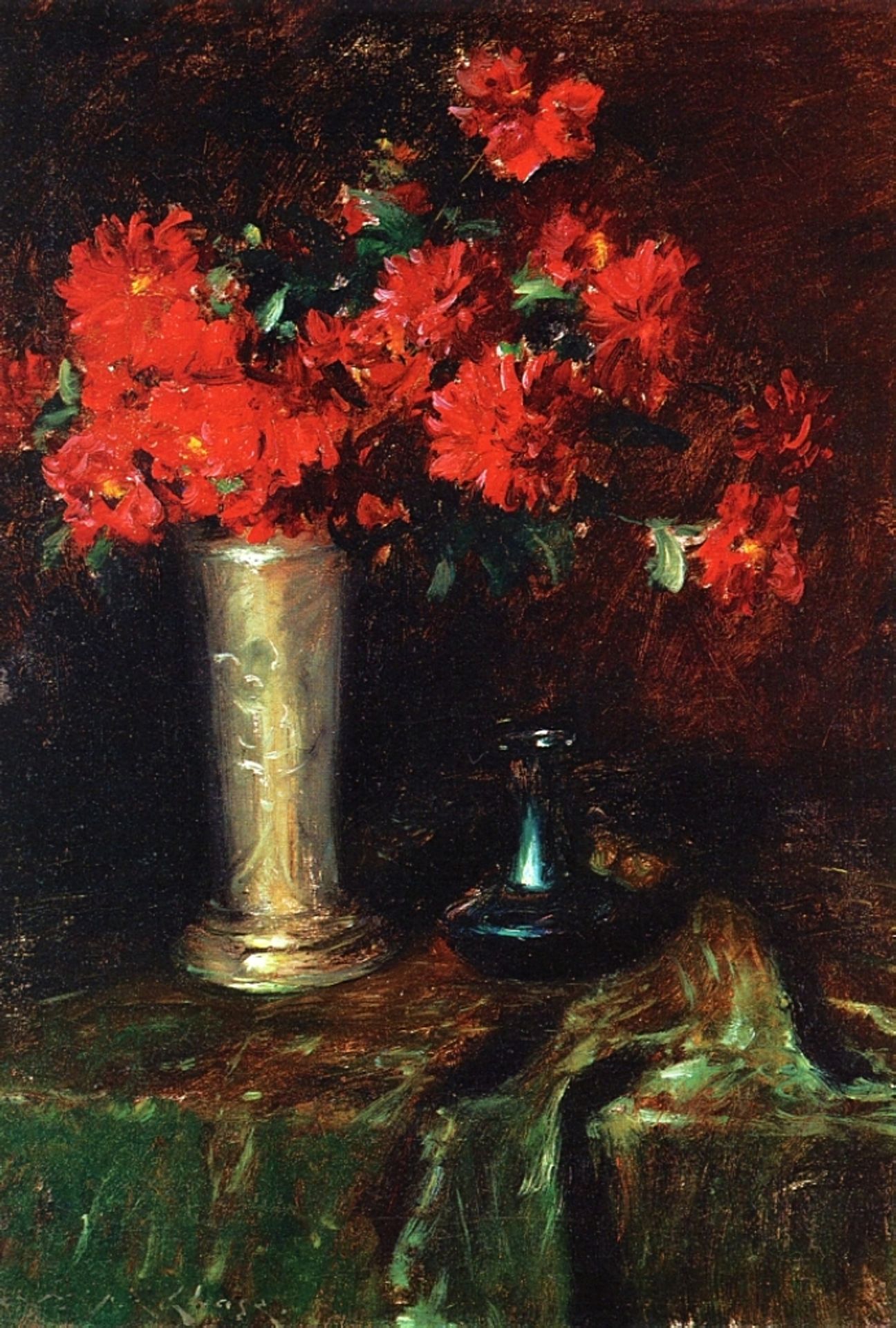 Still Life - Flowers by William Merritt Chase