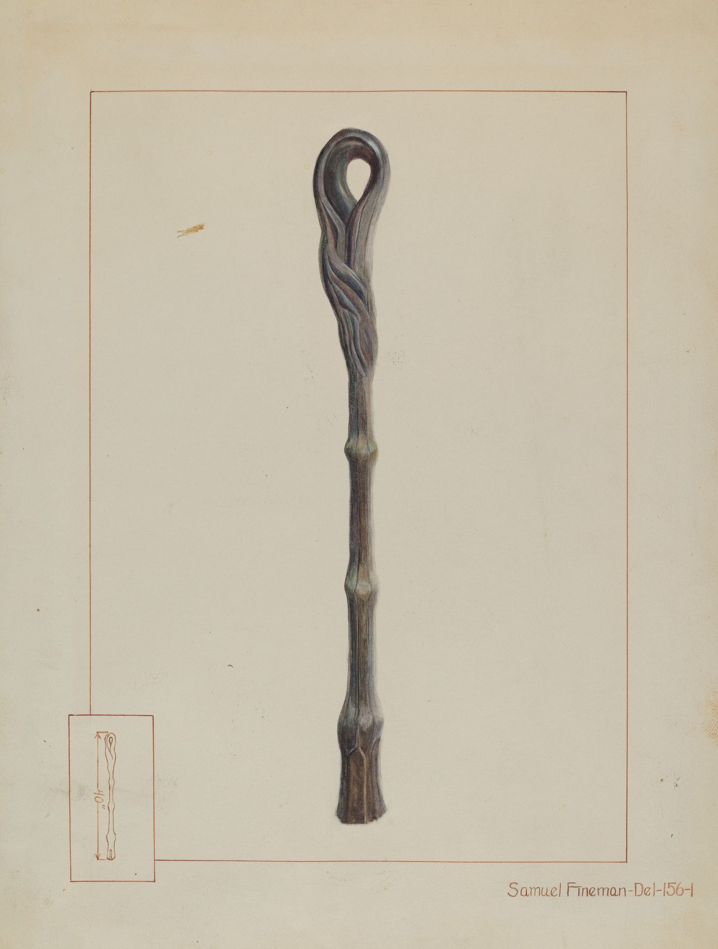 Iron Hitching Post by Samuel Fineman