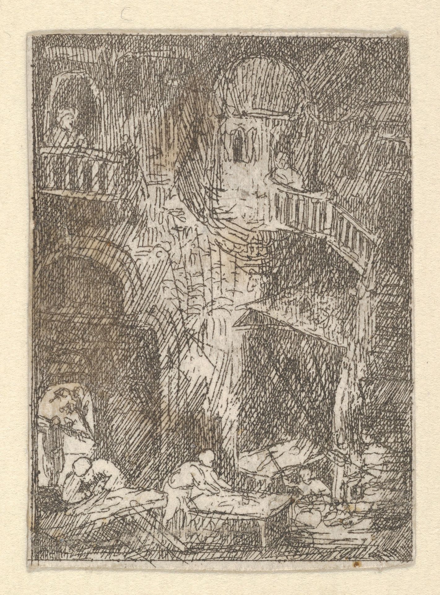 L'Escalier (The Staircase) by Rodolphe Bresdin
