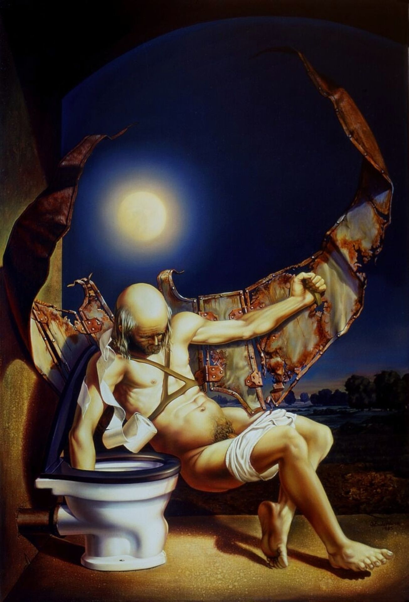 Ikarus im Alter by Siegfried Zademack