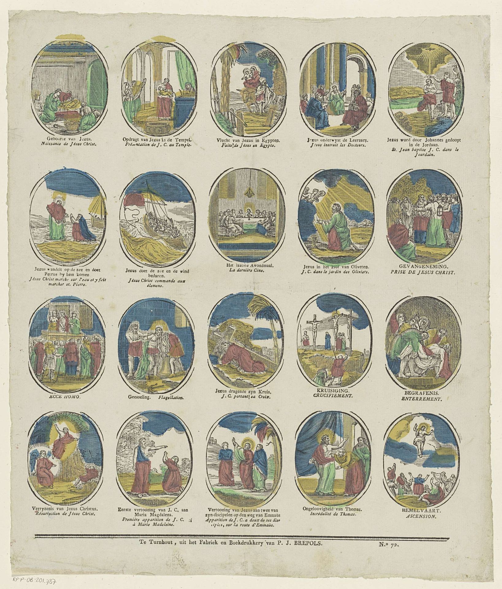 Bidprentjes by Philippus Jacobus Brepols