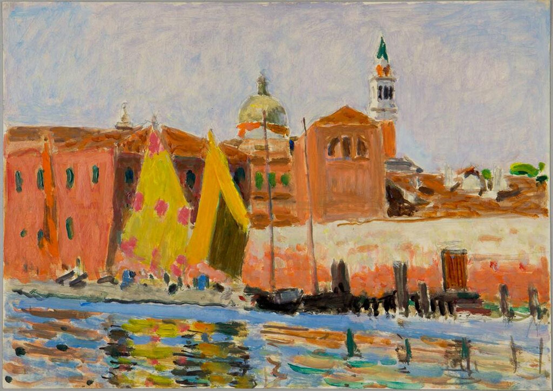 Canal Scene by Denman Waldo Ross