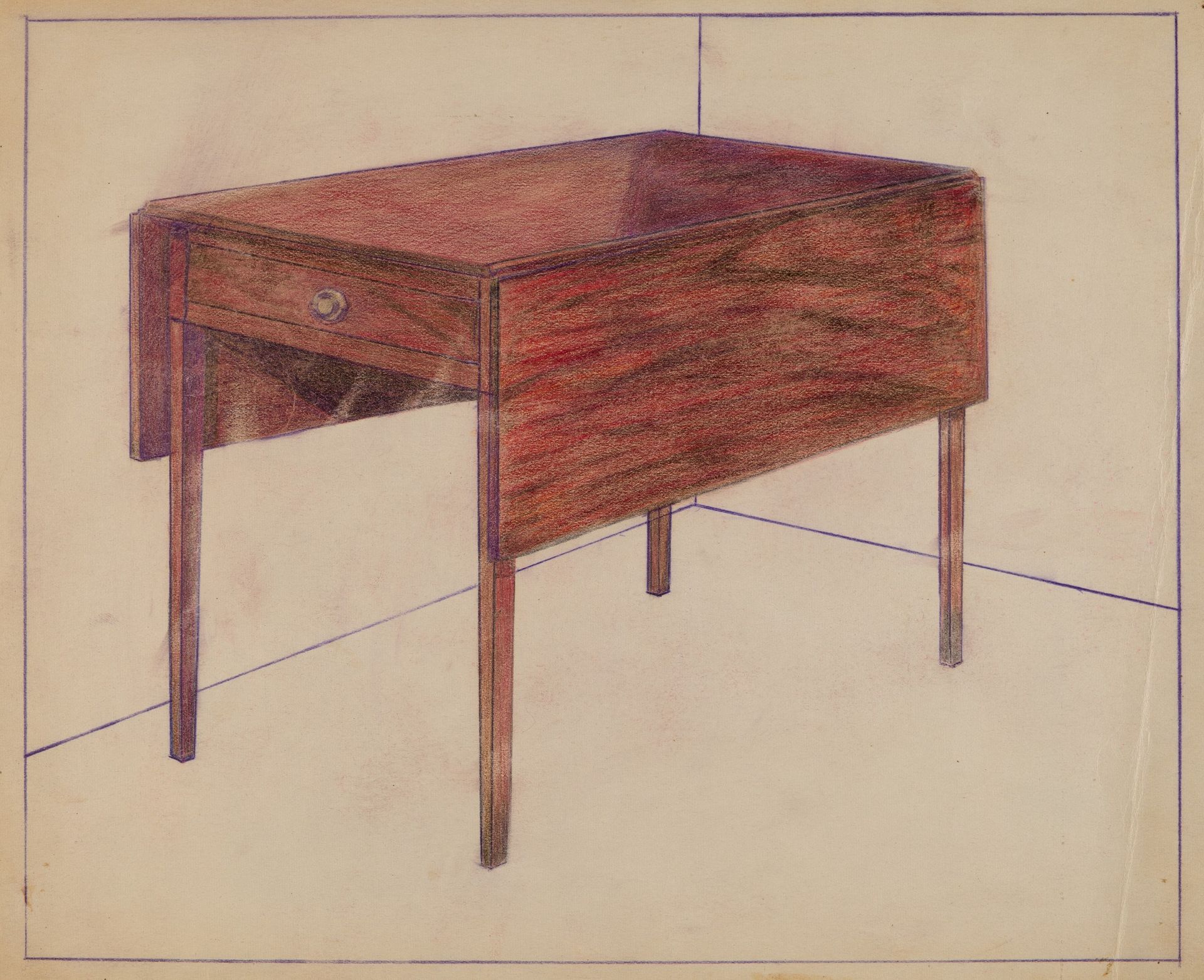 Drop-leaf Table by Charles Charon