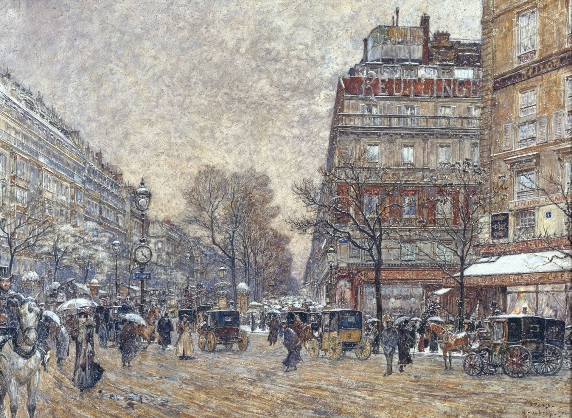 Le carrefour Richelieu-Drouot by Frédéric Houbron