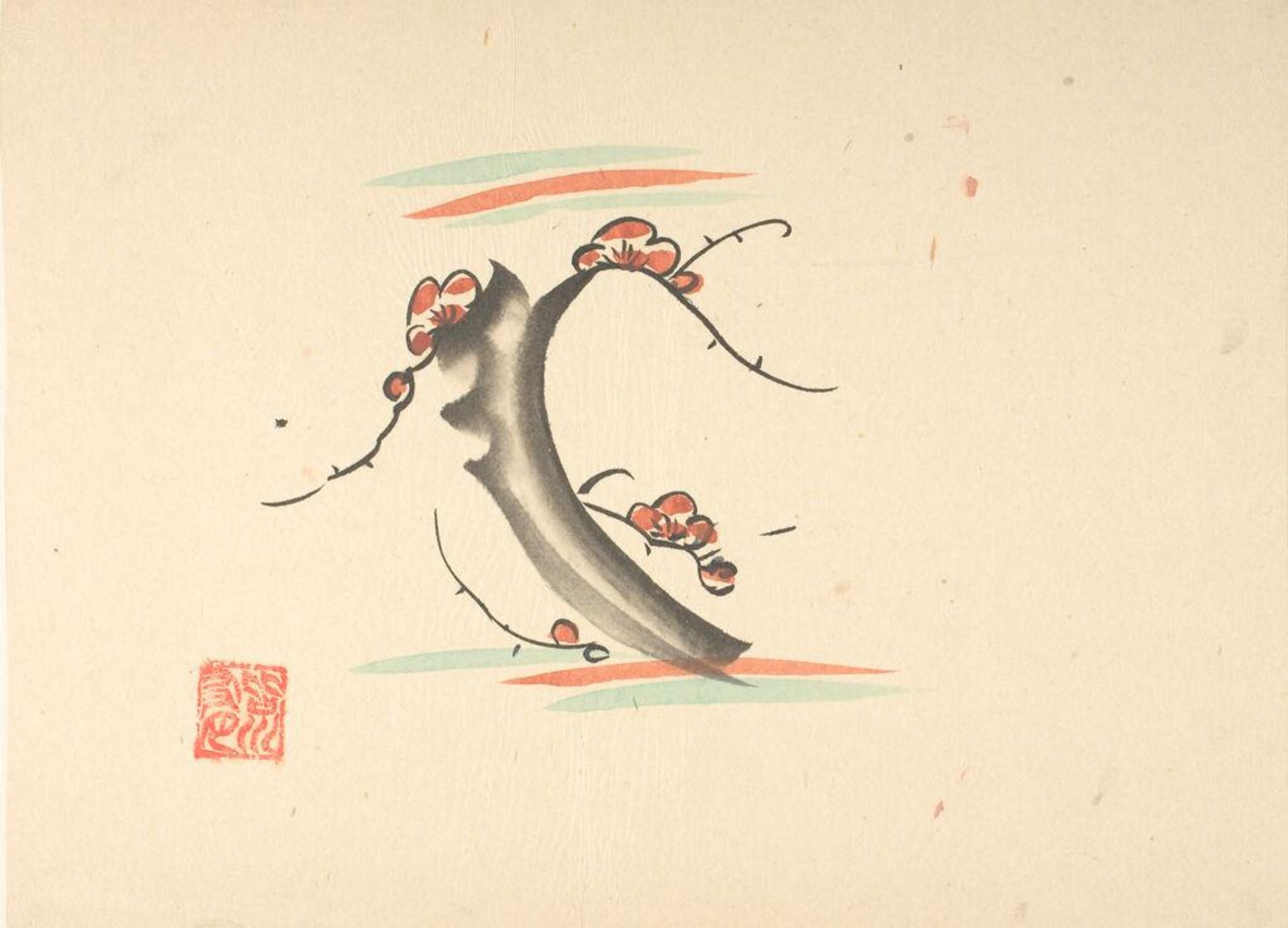 Plum Branch Design for Teapot by Minagawa Masu