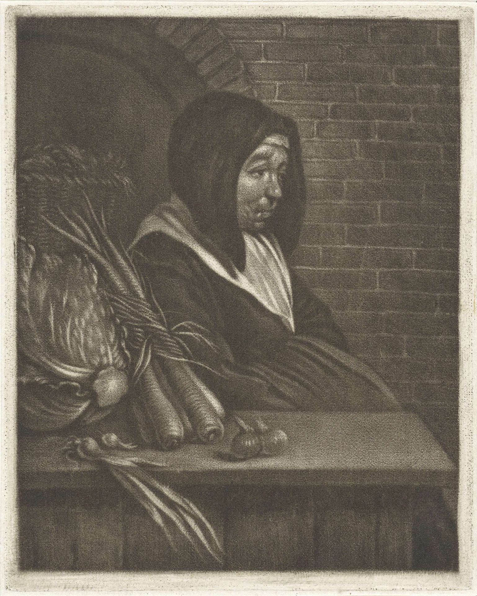 Groentevrouw by Jan Stolker