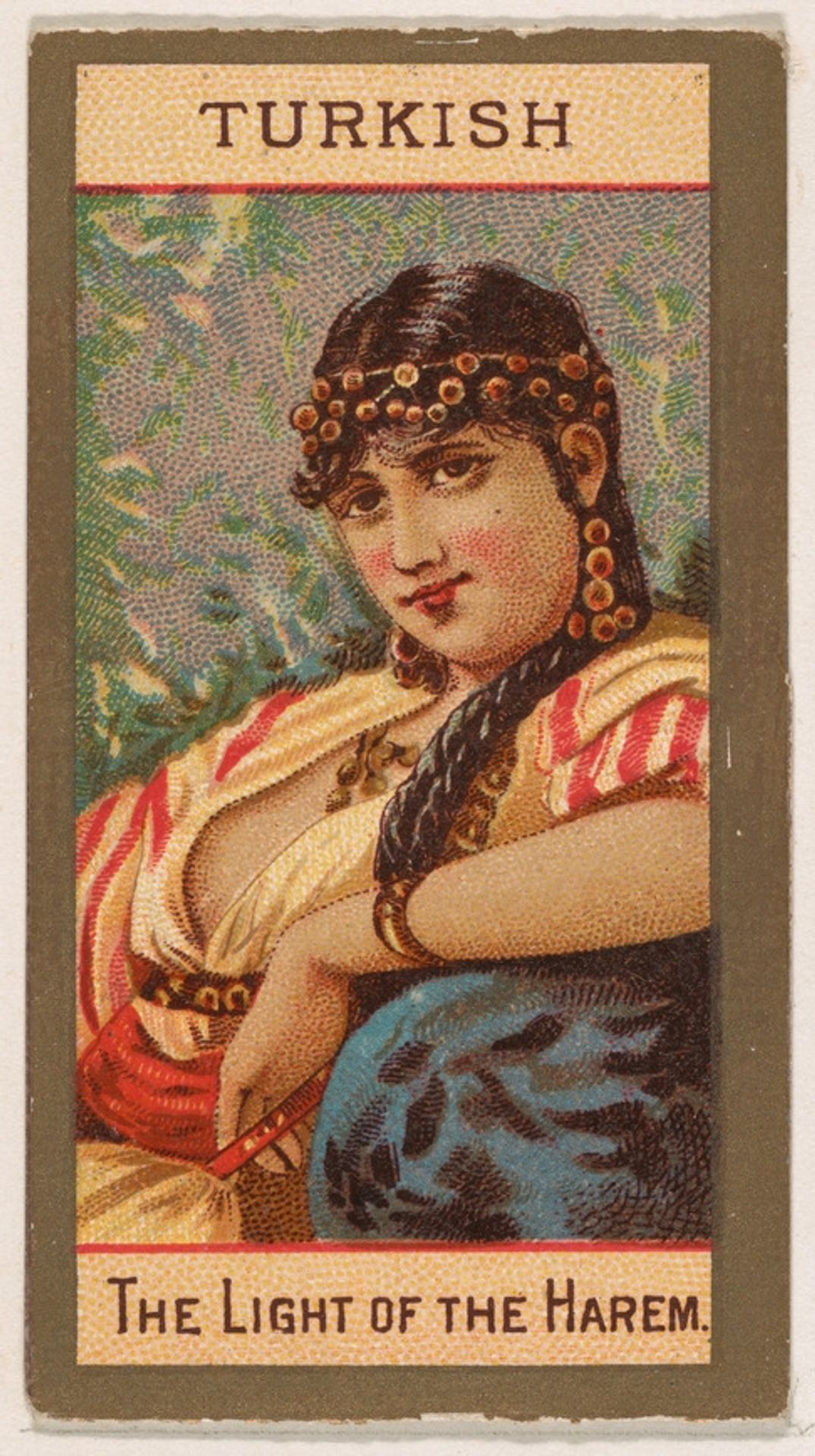 Turkish, The Light of the Harem, from Types of Nationalities (N240) issued by Kinney Bros. by Kinney Brothers Tobacco Company