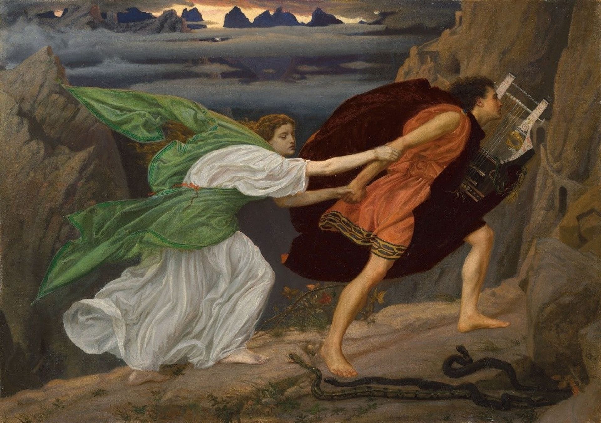 Orpheus and Eurydice - Edward John Poynter | Artera | AskArtera