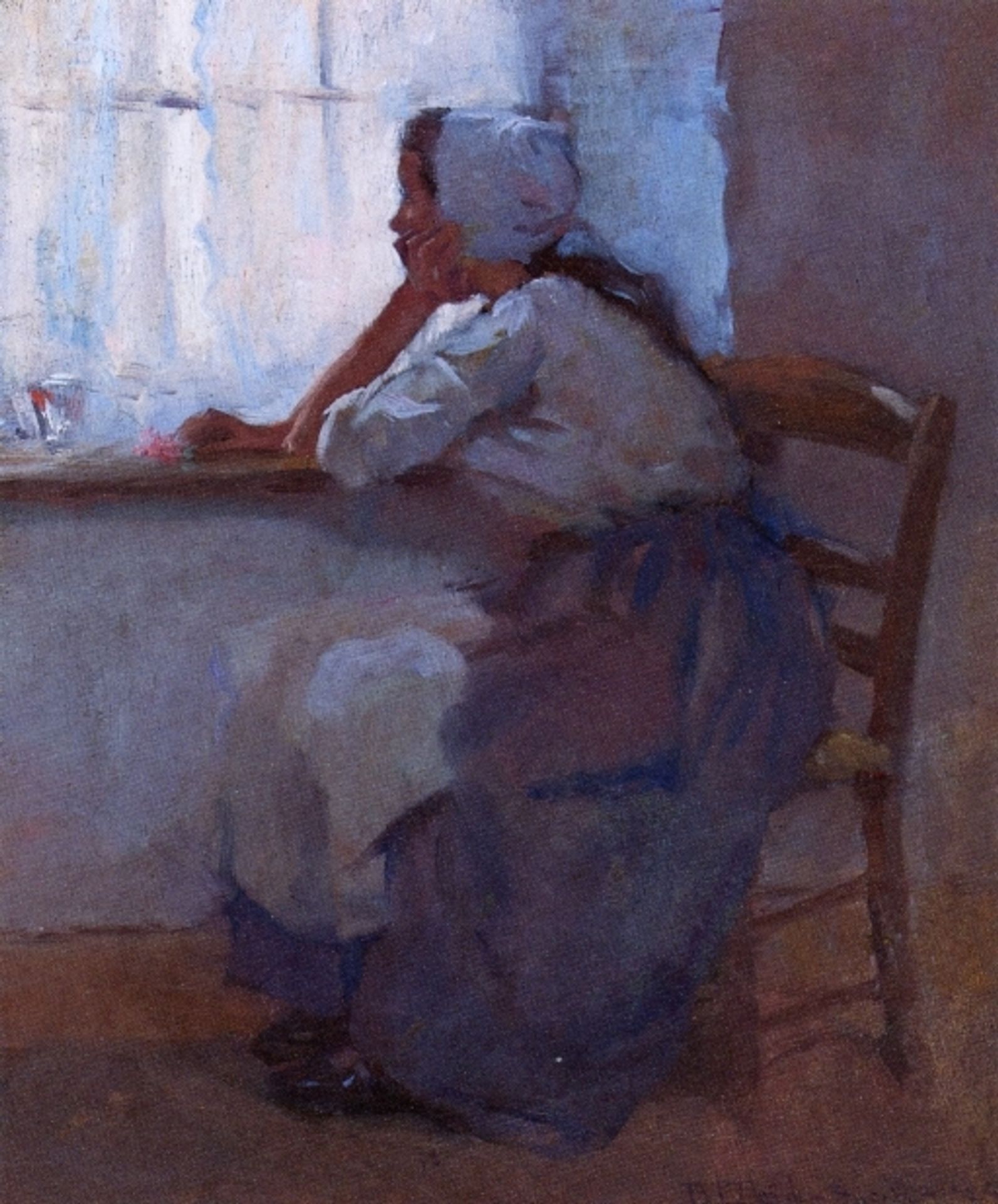 Girl at the Window by Robert Lewis Reid