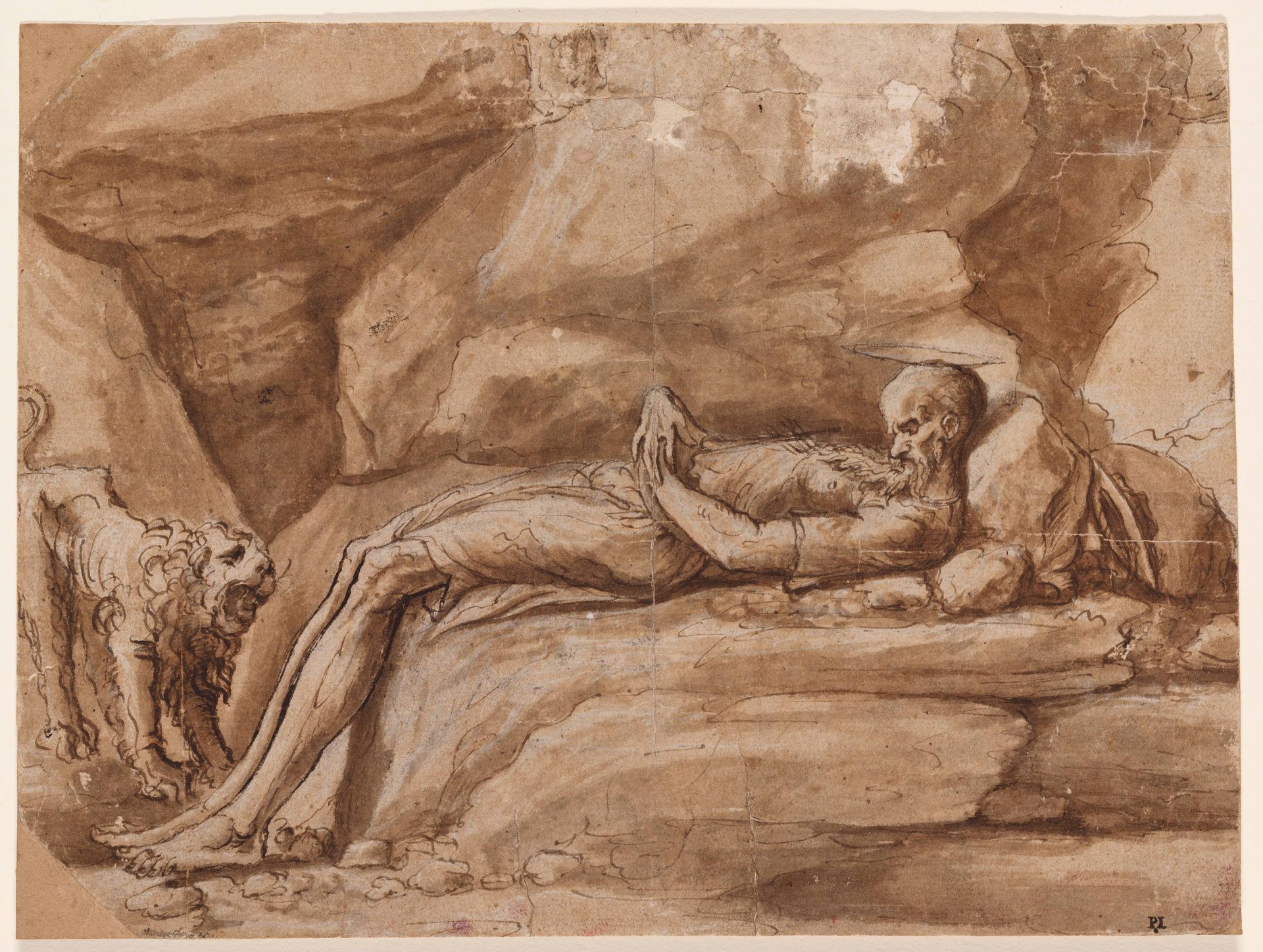 Death of Saint Jerome by Blas de Prado