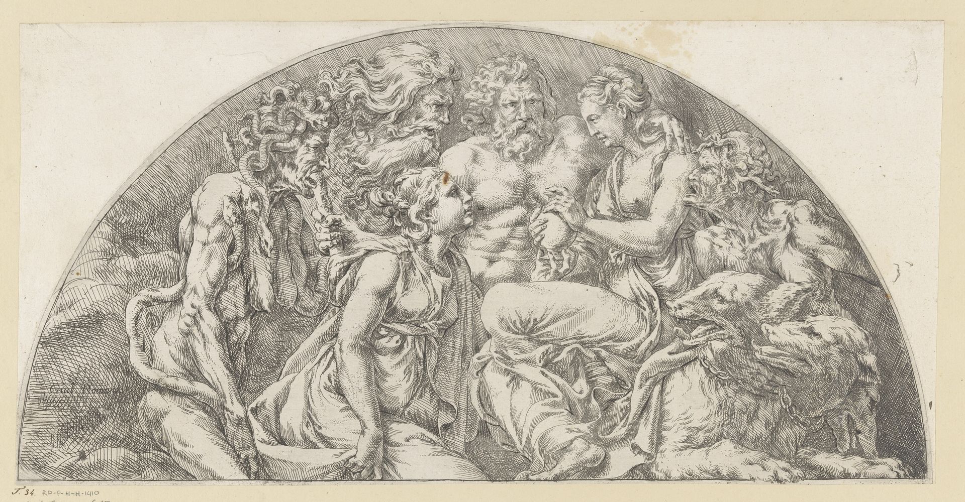 Psyche ontvangt de kruik met Proserpina's schoonheid by Anonymous
