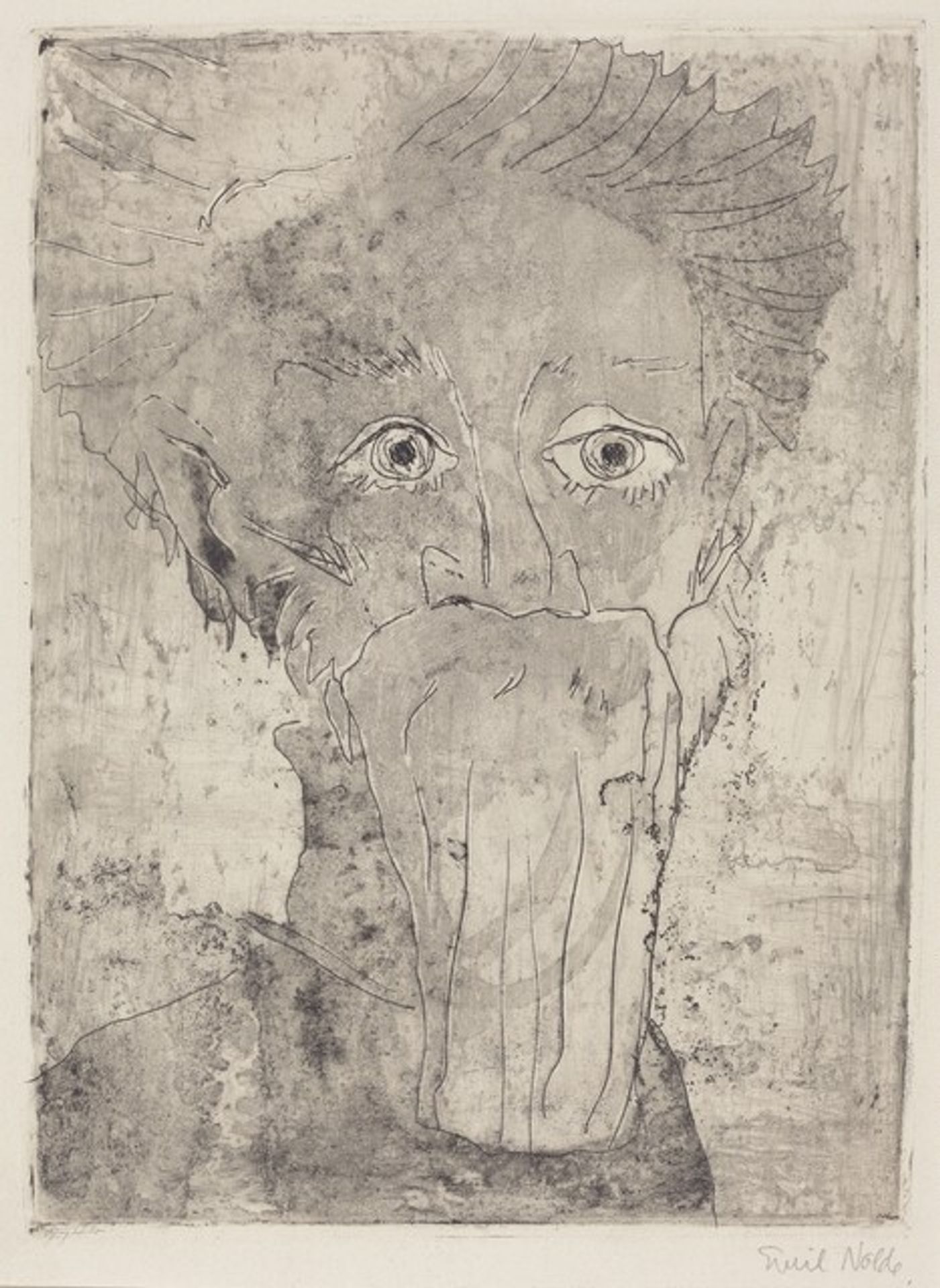 Der Graf (The Count) by Emil Nolde