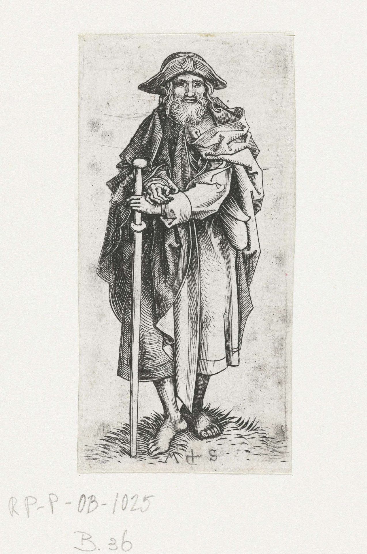 Apostel Jakobus de Meerdere by Martin Schongauer