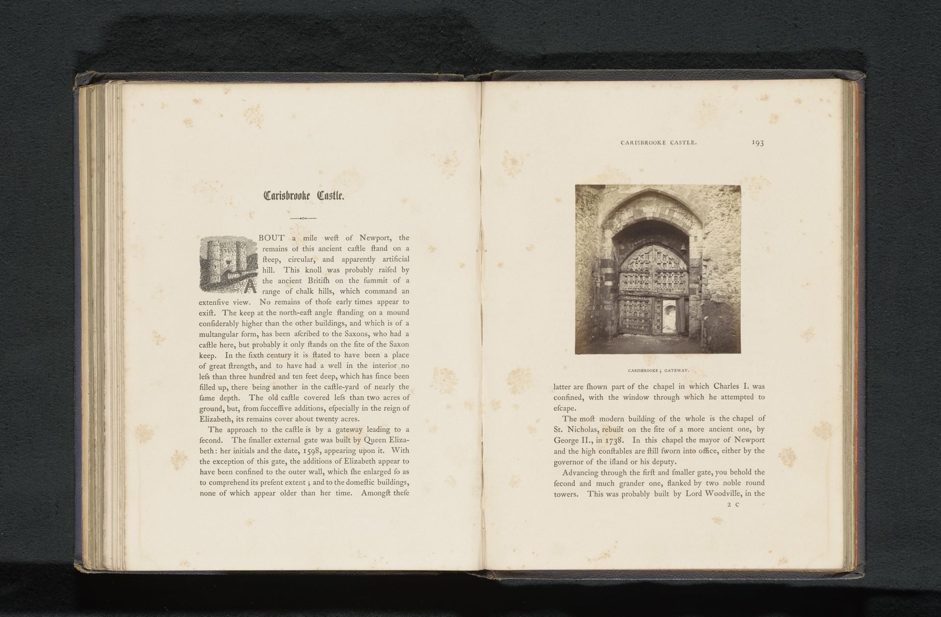 Portaal van Carisbrooke Castle by McLean & Melhuish