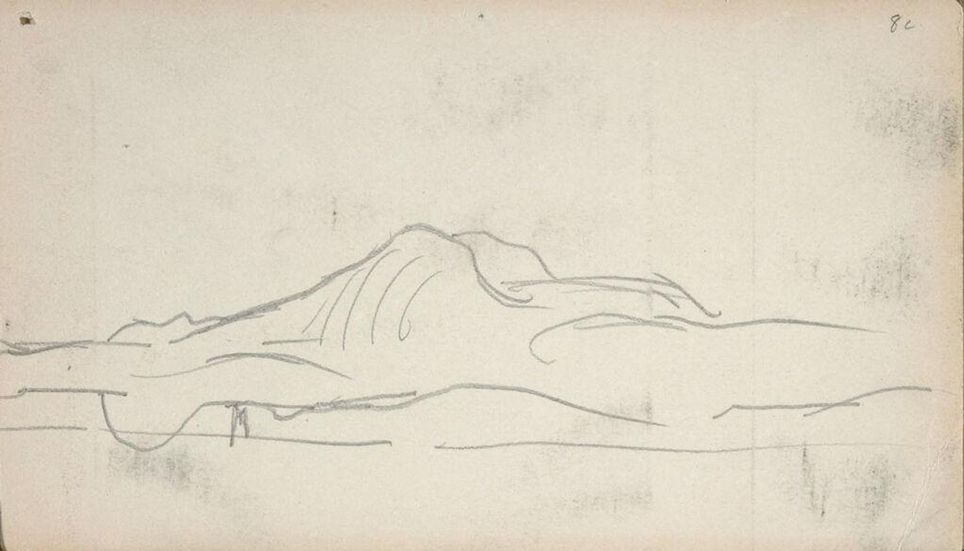 Crucifix Study in Profile by John Singer Sargent