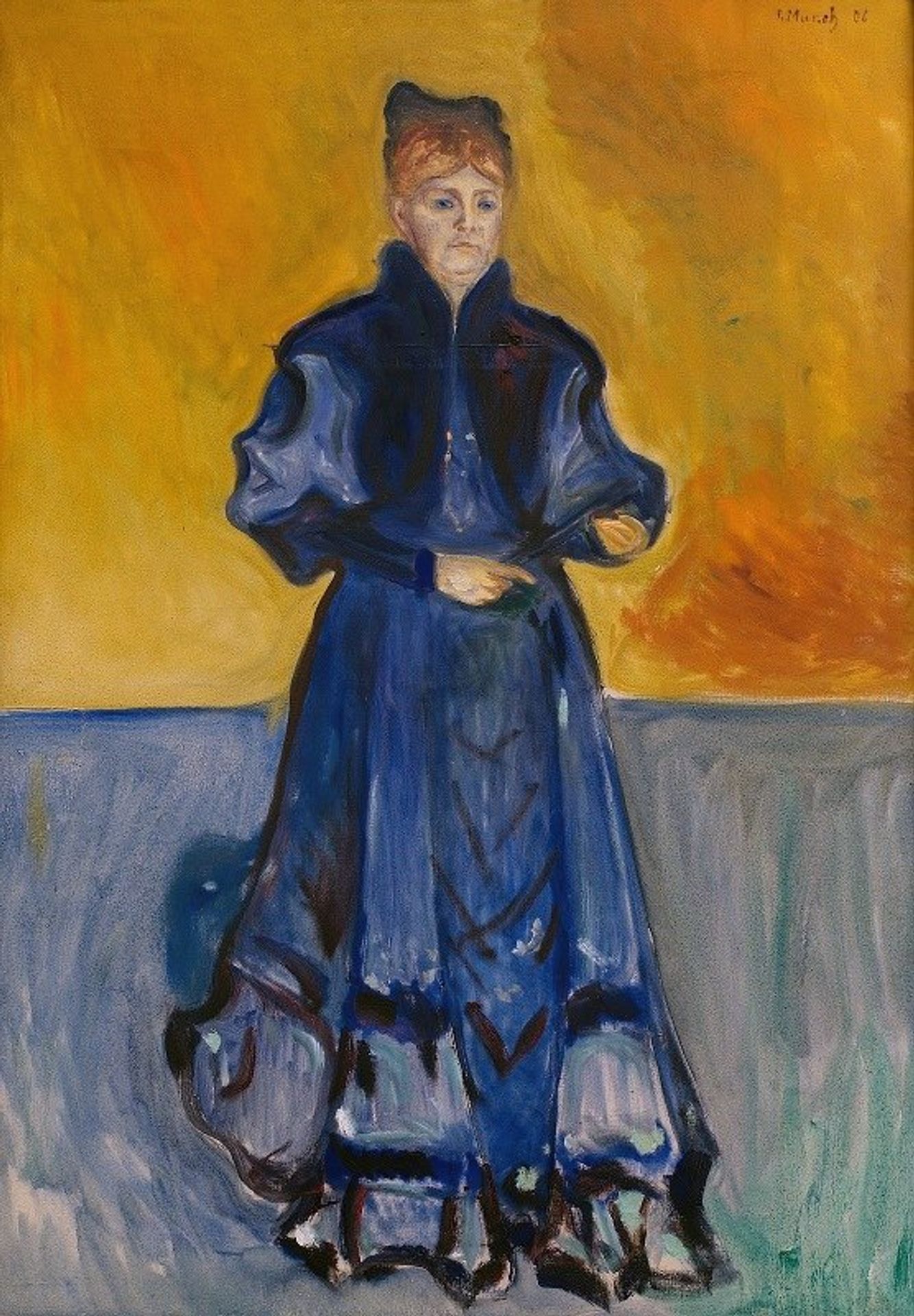 Portrait of Mrs. Förster-Nietzsche by Edvard Munch