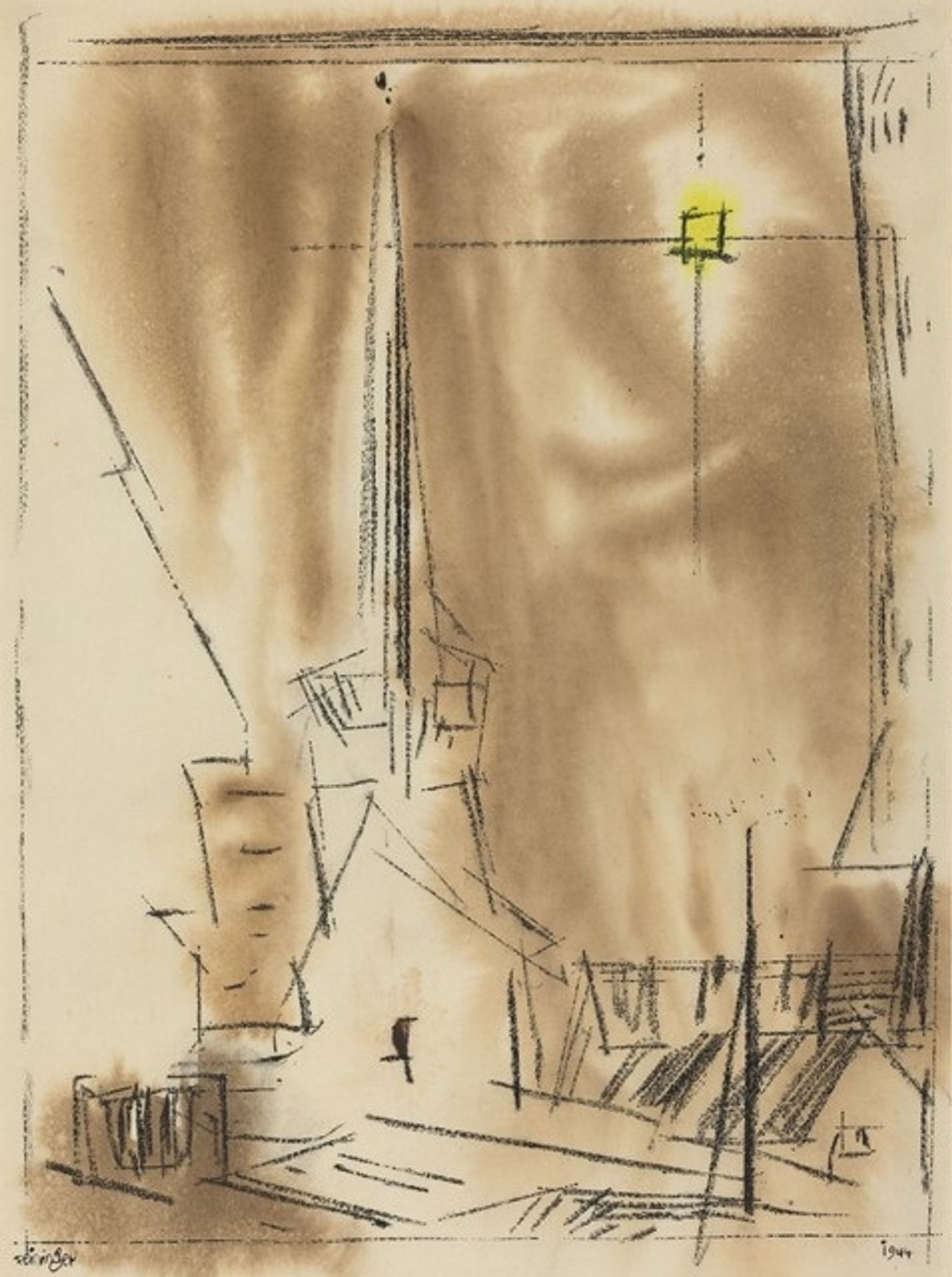 Spire of Gelmeroda by Lyonel Feininger