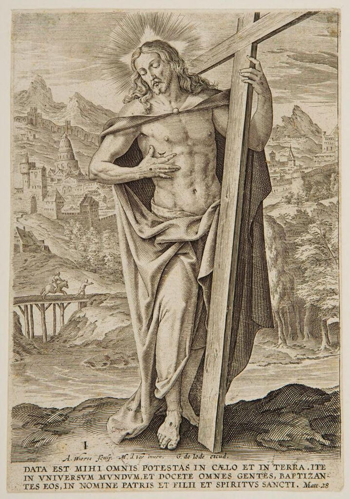 Christ by Anton Wierix II