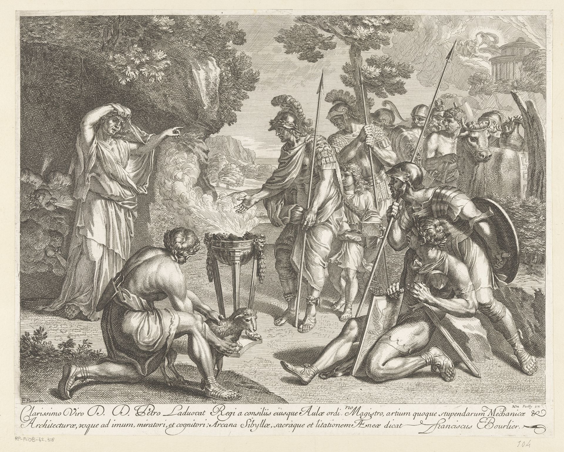 Aeneas bij de sibylle Arcana by François Bourlier