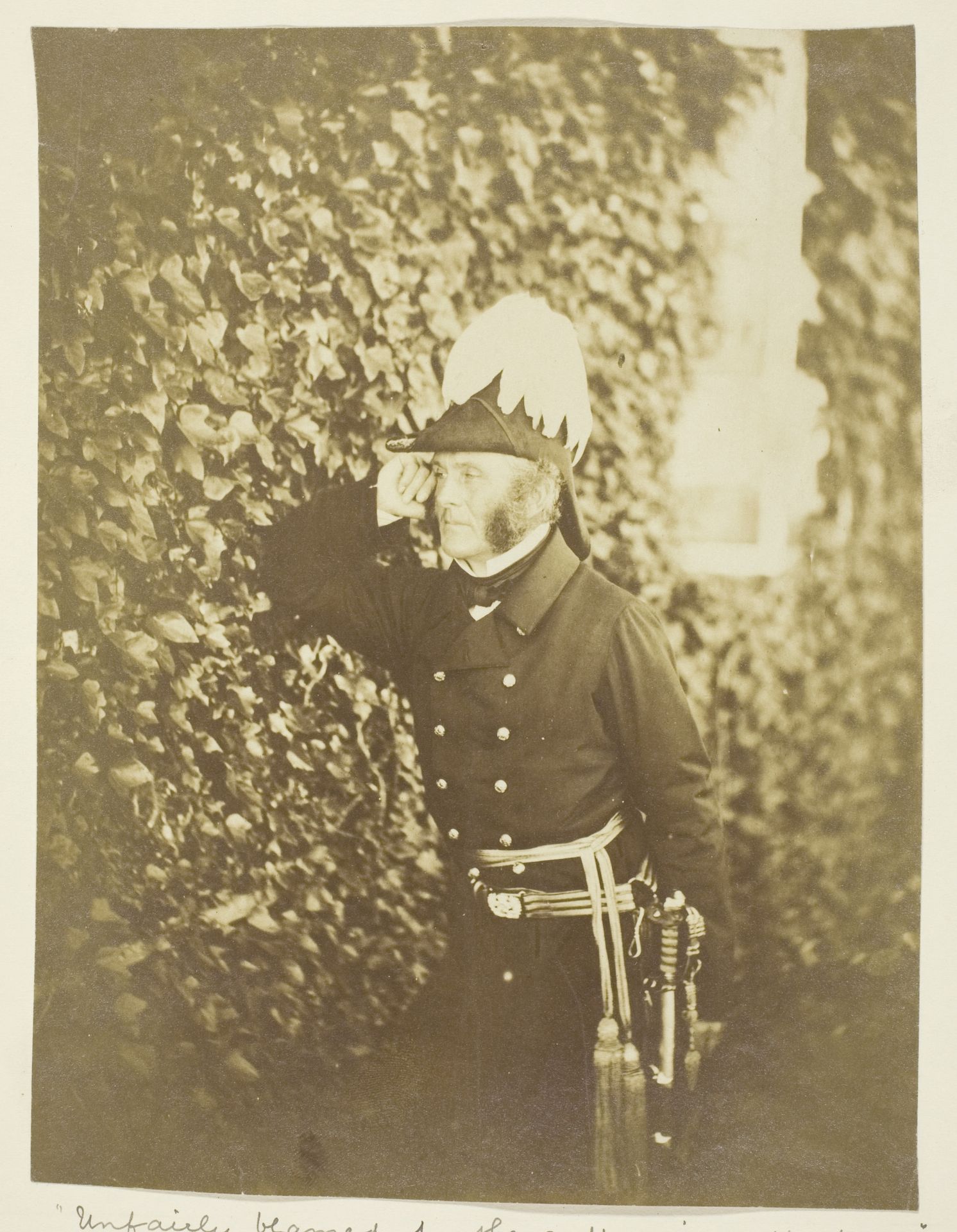 Jas. B.B. Estcourt (1802-1855) General, Taken at the Crimea Shortly Before his Death 1802-1855 by Roger Fenton