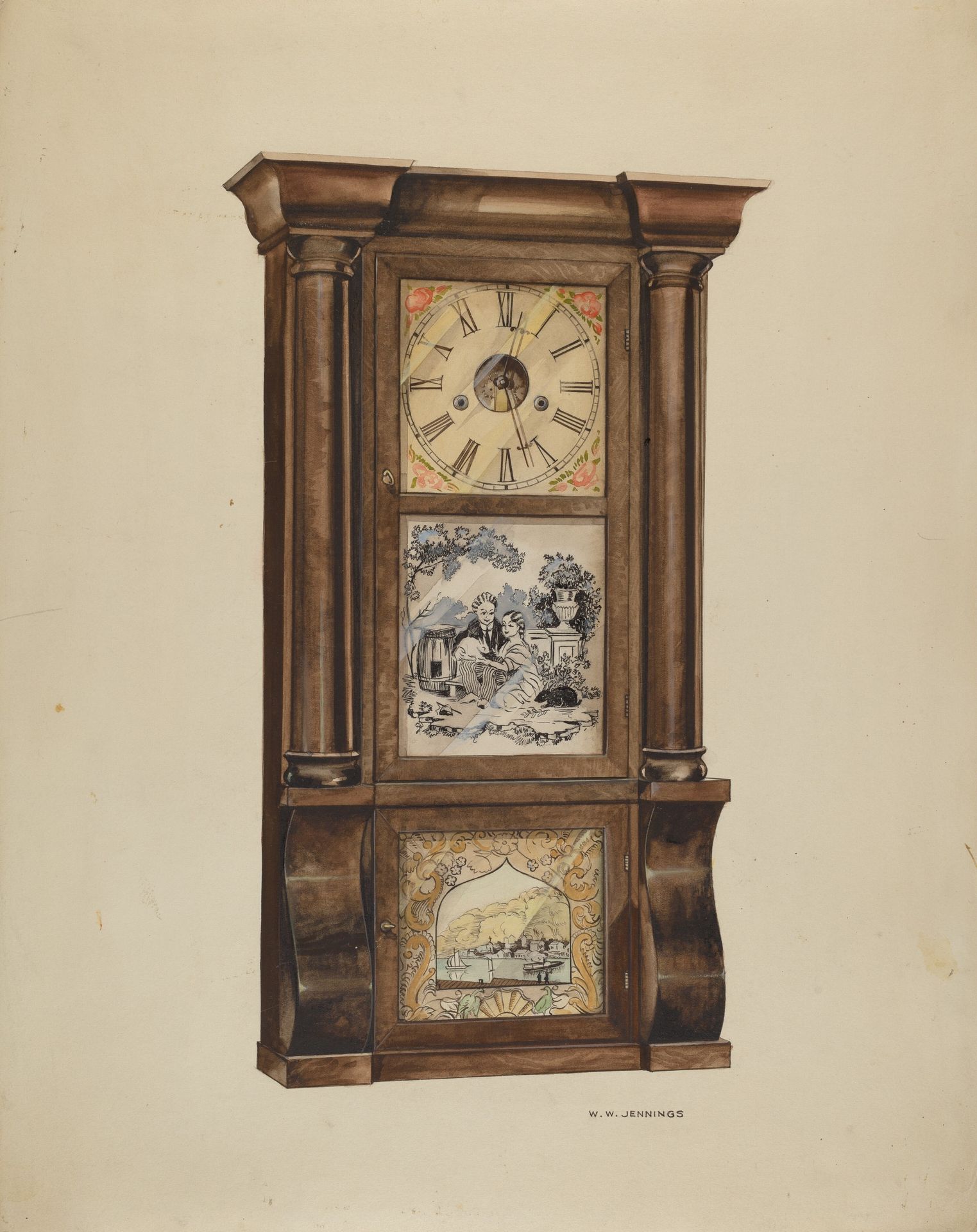 Clock by Walter W. Jennings