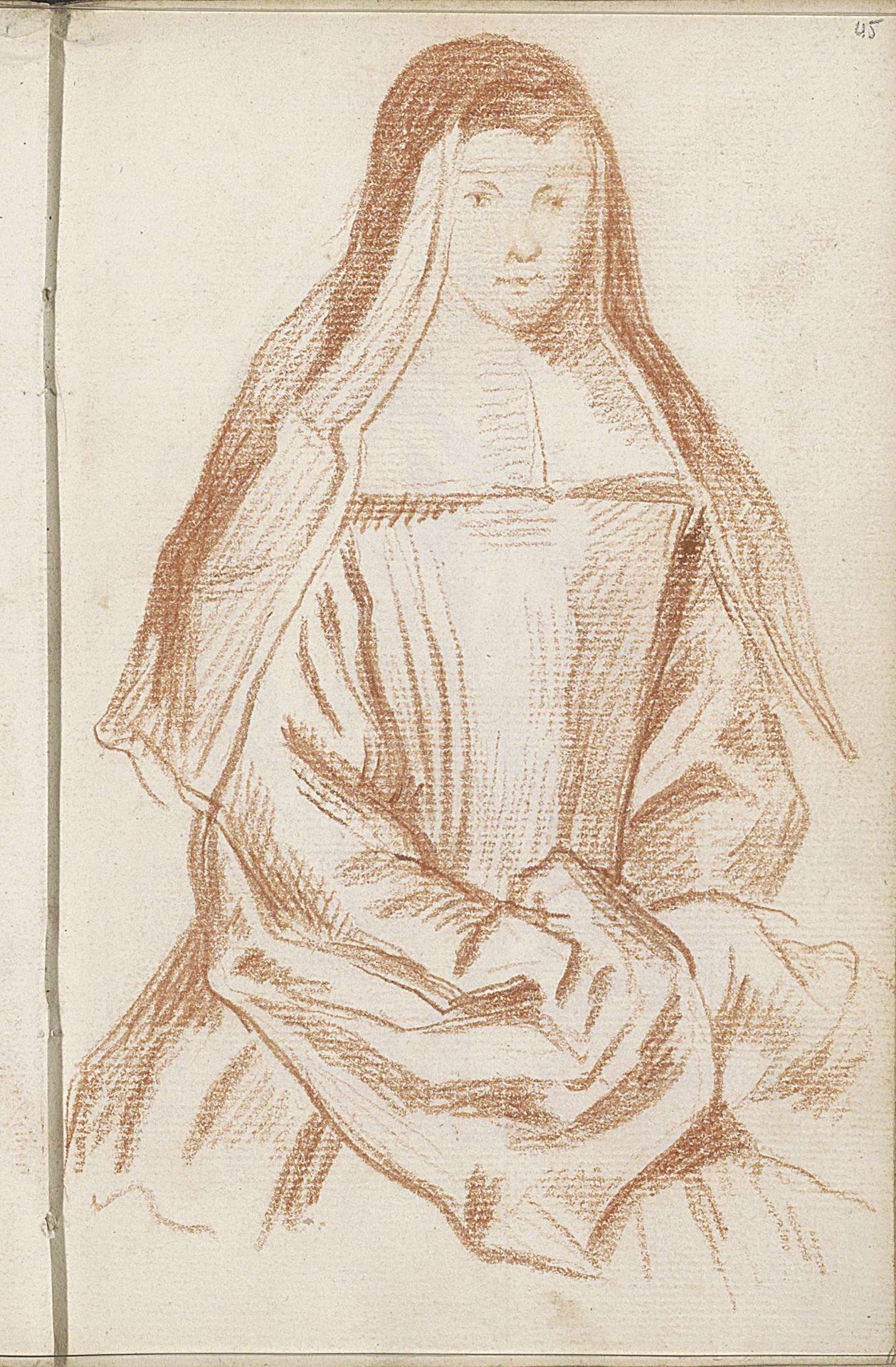 Non in habijt by Petrus Johannes van Reysschoot